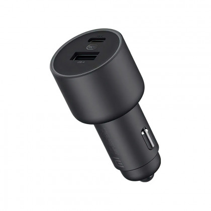 Автомобильное зарядное устройство Xiaomi Car Charger 100W Set Version черный (MDY-16-ER)