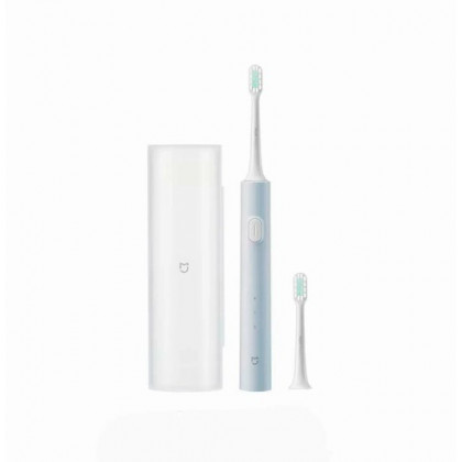 Электрическая зубная щетка Xiaomi Mijia Electric Toothbrush T200C Blue (2 насадки и футляр) 