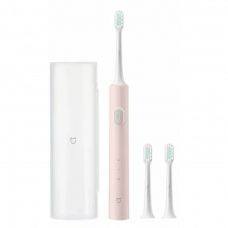 Электрическая зубная щетка Xiaomi Mijia Electric Toothbrush T200C Pink (2 насадки и футляр) 