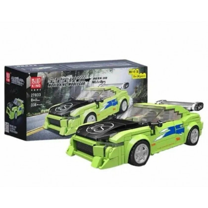 Конструктор Mould King 27033 Техника "Гоночный зеленый авто" 338 дет.