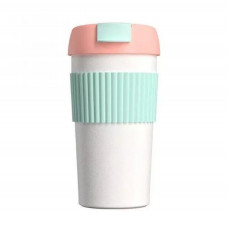 Термокружка Xiaomi Kiss Kiss Fish Rainbow 490ml Pink mint