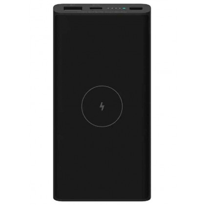 Внешний аккумулятор Xiaomi Power Bank Wireless 10W 10000 Mah черный (WPB15PDZM)